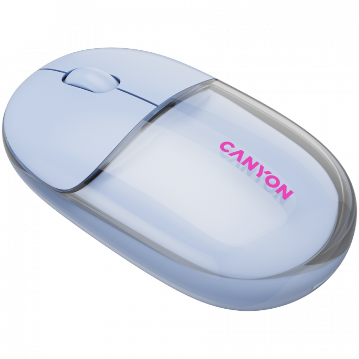 CANYON mouse OnClick 24 BT/ Wireless Transparent/Blue [3]