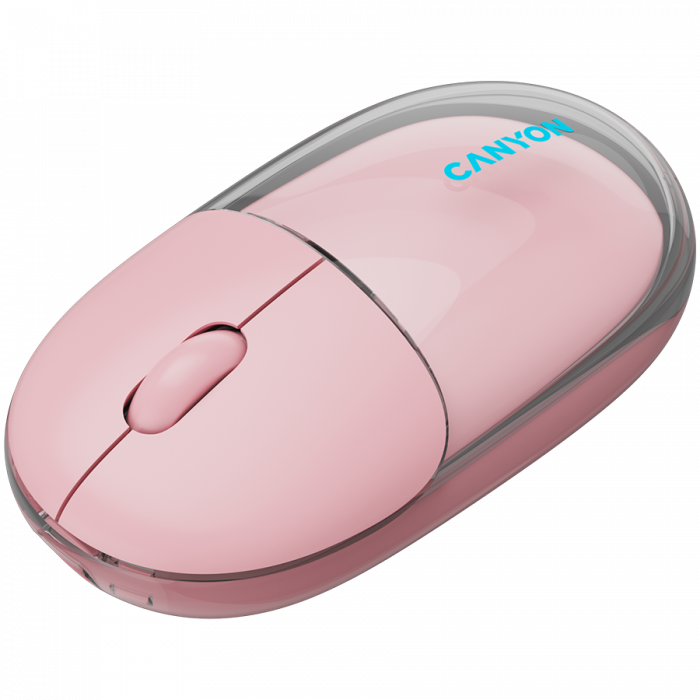 CANYON mouse OnClick 24 BT/ Wireless Transparent/Pink [5]