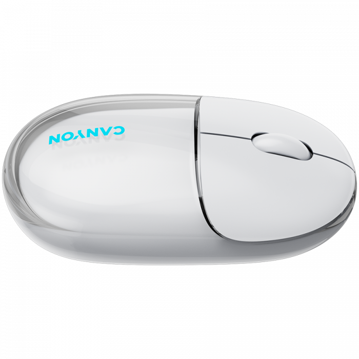 CANYON mouse OnClick 24 BT/ Wireless Transparent/White [7]