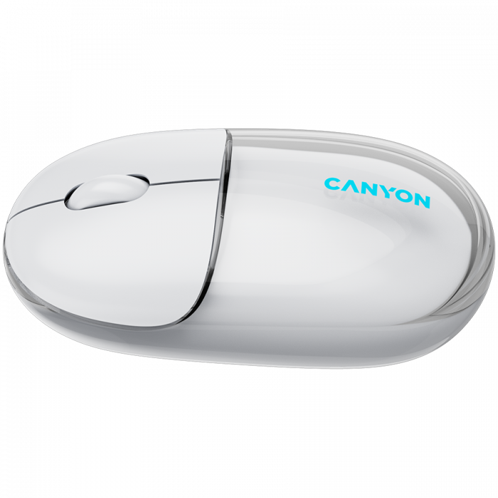 CANYON mouse OnClick 24 BT/ Wireless Transparent/White [4]