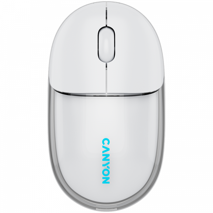 CANYON mouse OnClick 24 BT/ Wireless Transparent/White [1]