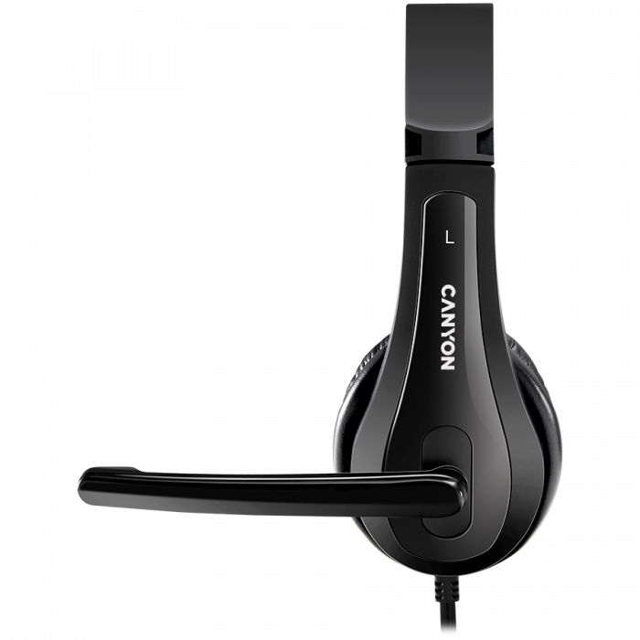 CANYON PC headset CHSU-1 PC Mic USB 2m Black [3]