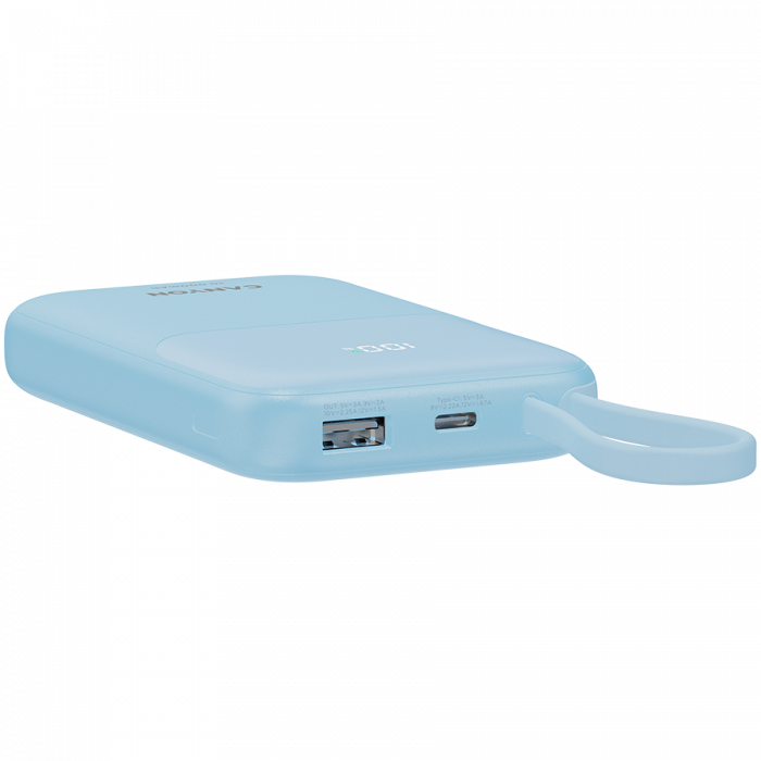 CANYON power bank OnPower 101 built-in cable 10000 mAh PD22.5W Blue [5]