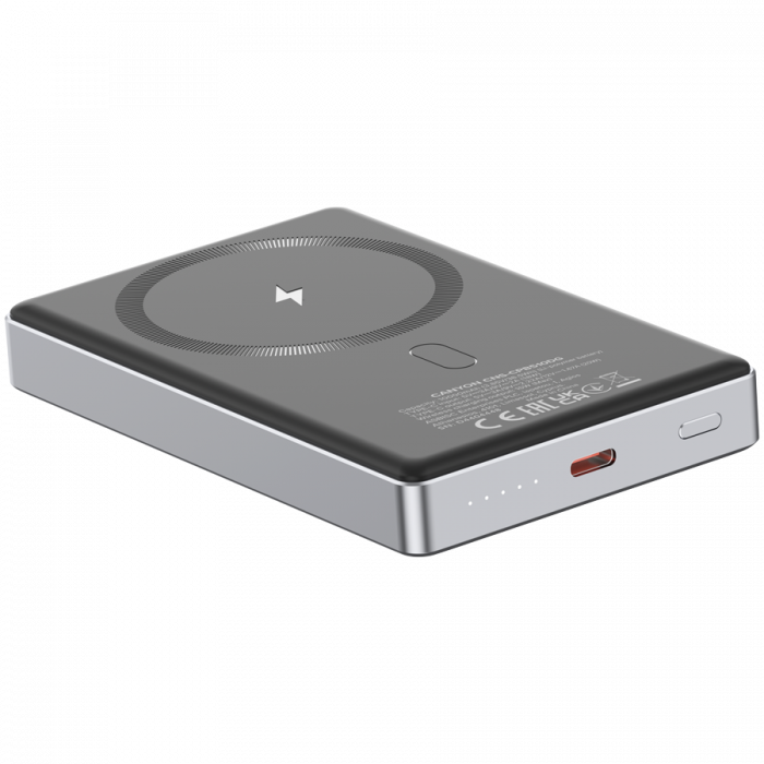 CANYON power bank OnPower 510 slim Magsafe 10000 mAh PD20W Dark Grey [5]