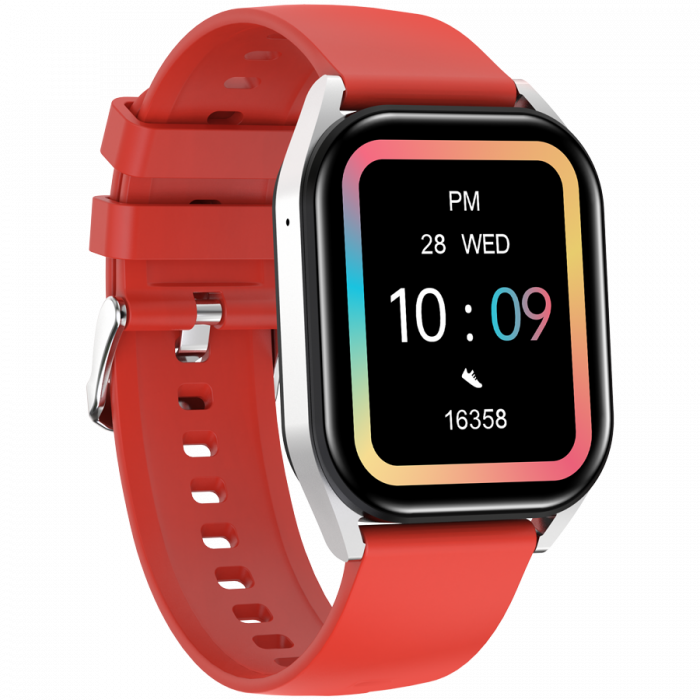 CANYON smart watch Chatter SW-58 BT-CALL Silver Red [2]