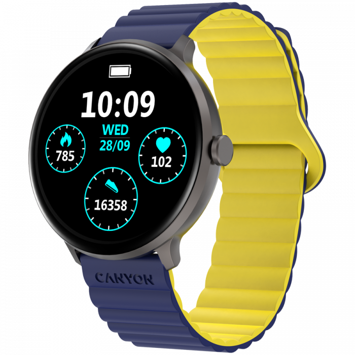 CANYON smart watch Jacky SW-69 Blue Yellow [2]