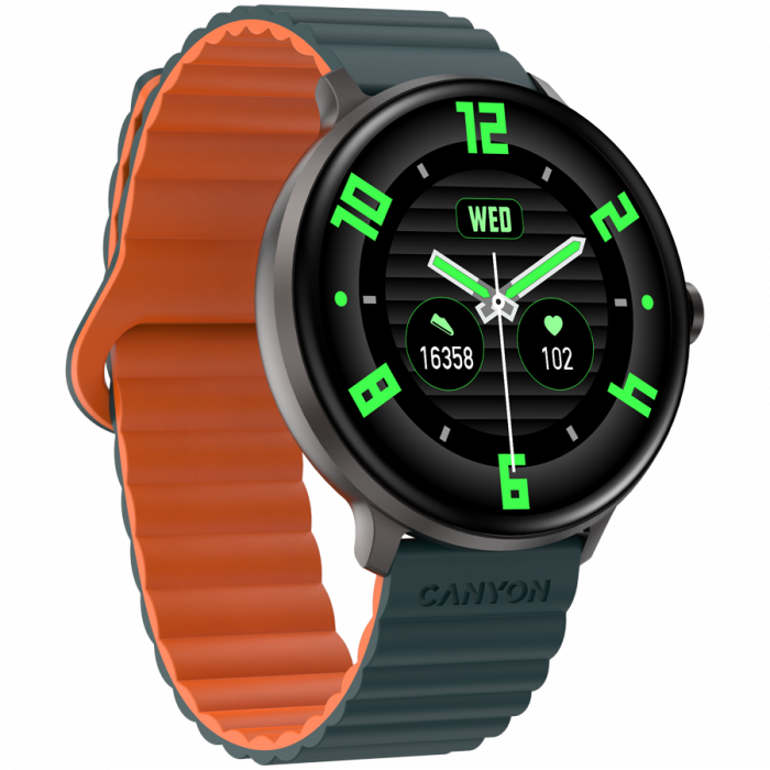 CANYON smart watch Jacky SW-69 Green Orange [3]