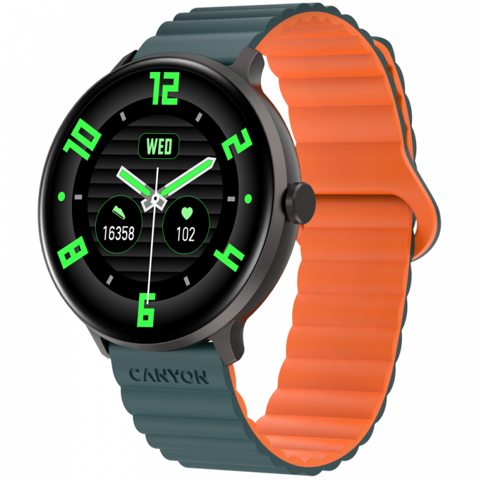CANYON smart watch Jacky SW-69 Green Orange [2]