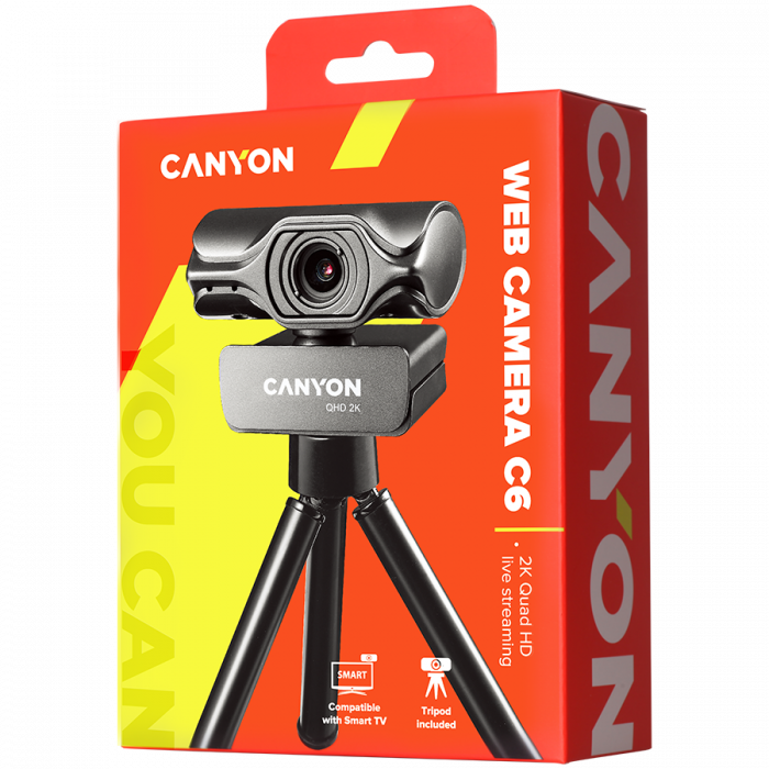 CANYON webcam C6 Quad HD 1440p Black [5]