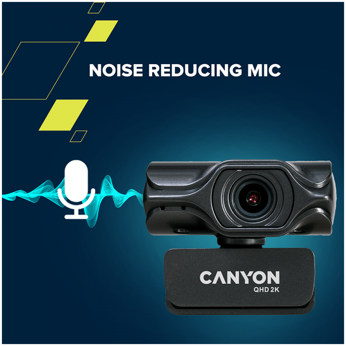 CANYON webcam C6 Quad HD 1440p Black [7]