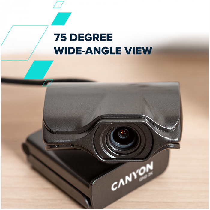 CANYON webcam C6 Quad HD 1440p Black [10]