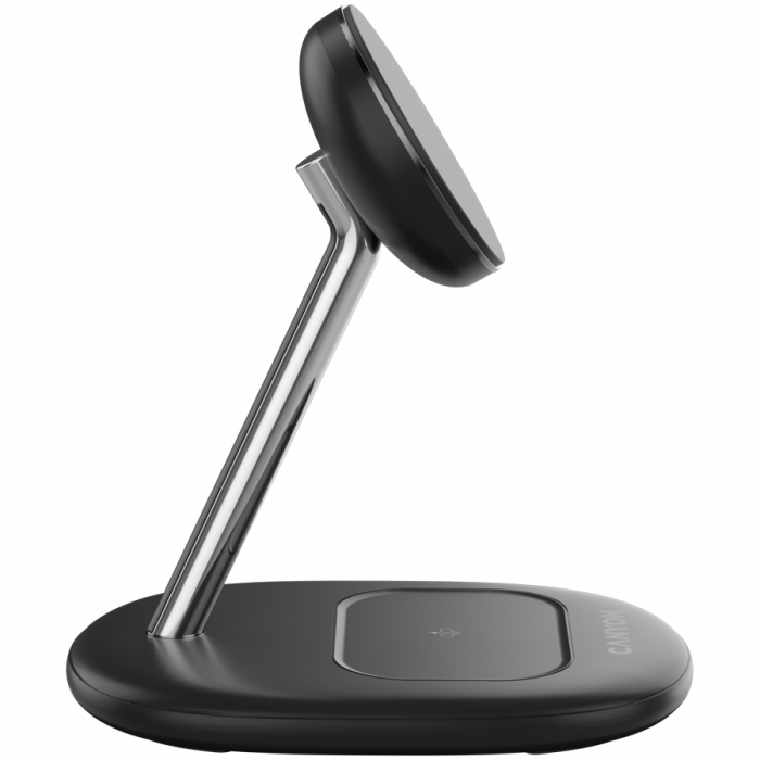 CANYON wireless charger WCS-205 15W Qi2 2in1 w/o adapter Black [6]