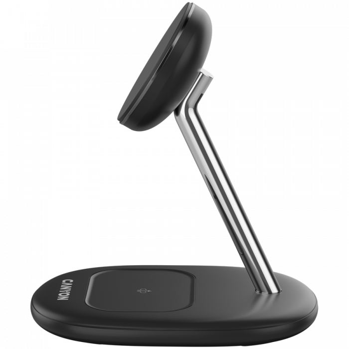 CANYON wireless charger WCS-205 15W Qi2 2in1 w/o adapter Black [4]