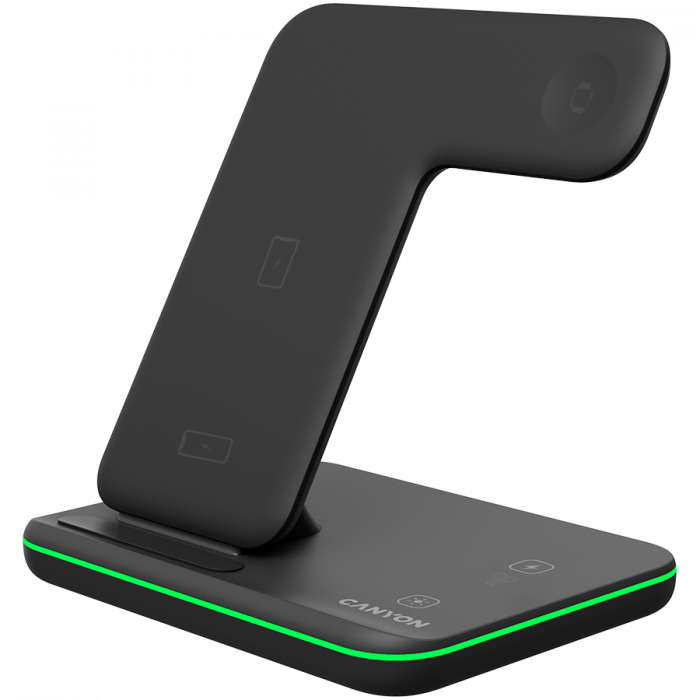 CANYON wireless charger WS-303 15W 3in1 Black [3]