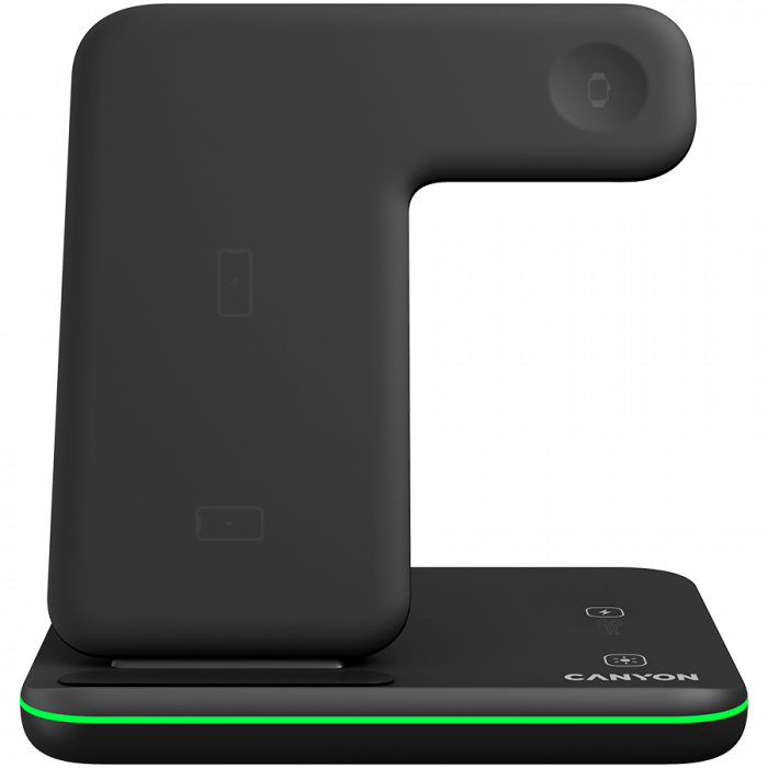 CANYON wireless charger WS-303 15W 3in1 Black [2]