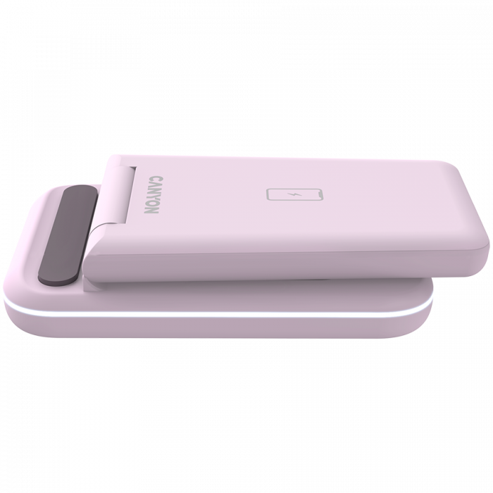 CANYON wireless charger WS-304 15W 3in1 Iced Pink [6]