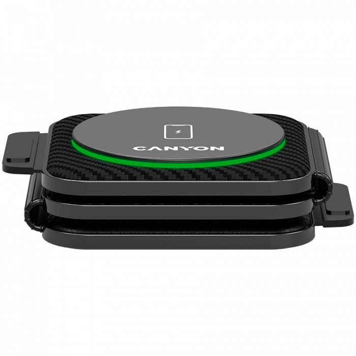 CANYON wireless charger WS-305 15W 3in1 Foldable Black [3]