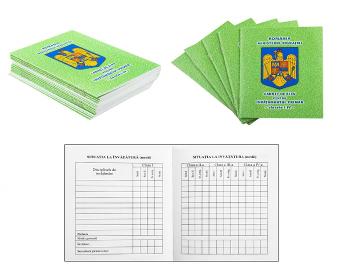 CARNET DE ELEV CLASELE I-IV - NEBO 16527 [1]