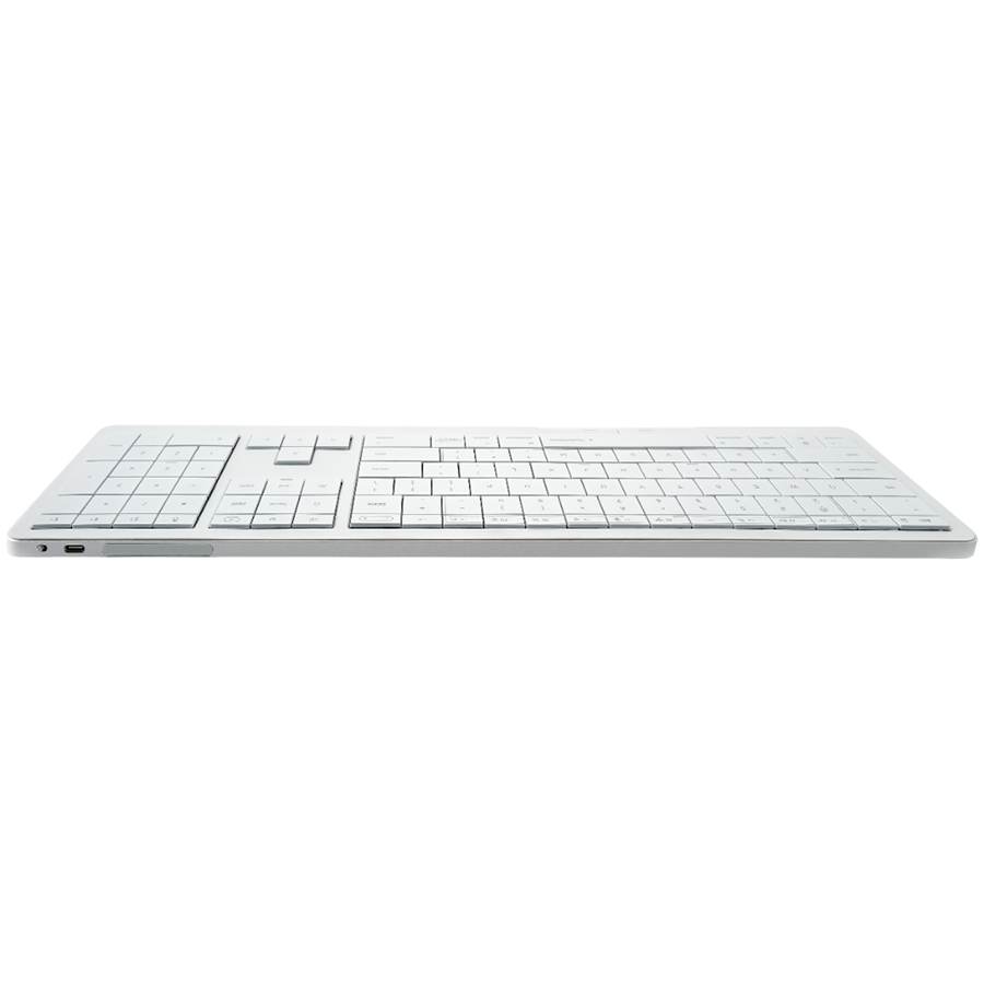 CLEVETURA CLVX 1 Touch-On-Keys AI Wireless Keyboard, ANSI US Mac layout, Scissor Switches, Aluminum Chassis, Interactive RGB, Mac/iPad/AppleTV/PC support [5]