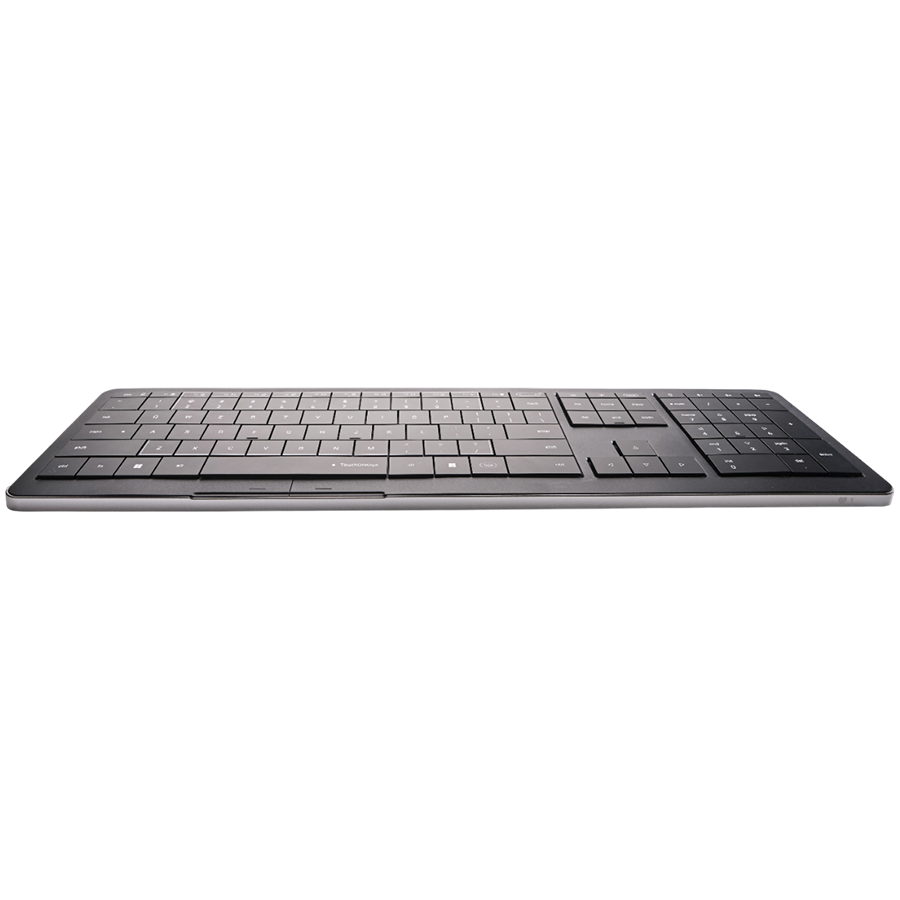 CLEVETURA CLVX 1 Touch-On-Keys AI Wireless Keyboard, ANSI US Windows Layout, Scissor Switches, Aluminum Chassis, Interactive RGB, Windows/Linux/MacOS support [2]