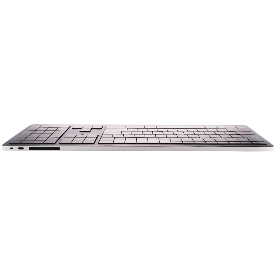 CLEVETURA CLVX 1 Touch-On-Keys AI Wireless Keyboard, ANSI US Windows Layout, Scissor Switches, Aluminum Chassis, Interactive RGB, Windows/Linux/MacOS support [4]