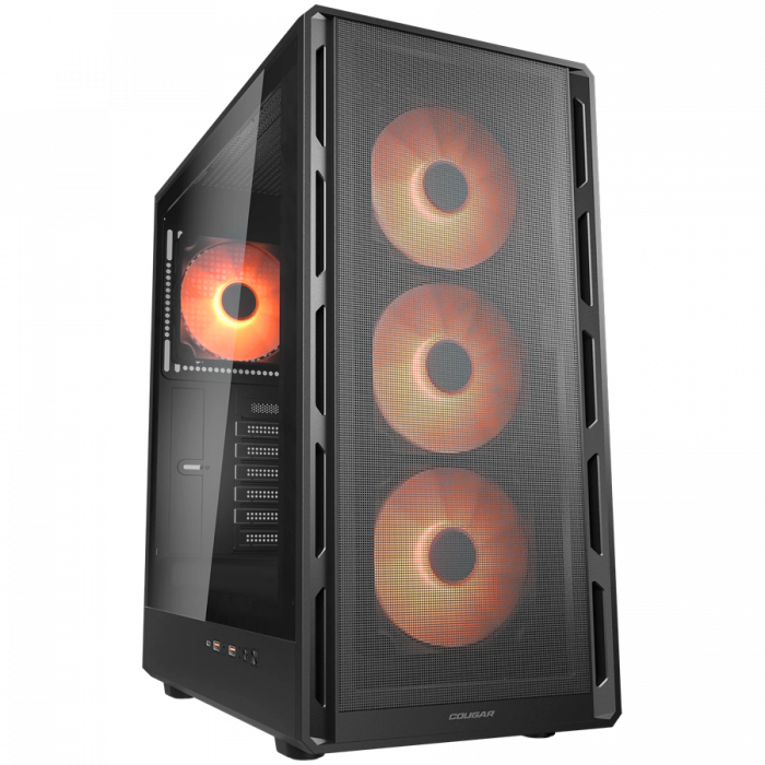 COUGAR AIRFACE PURE PRO PC Case, Mid Tower, Black [2]