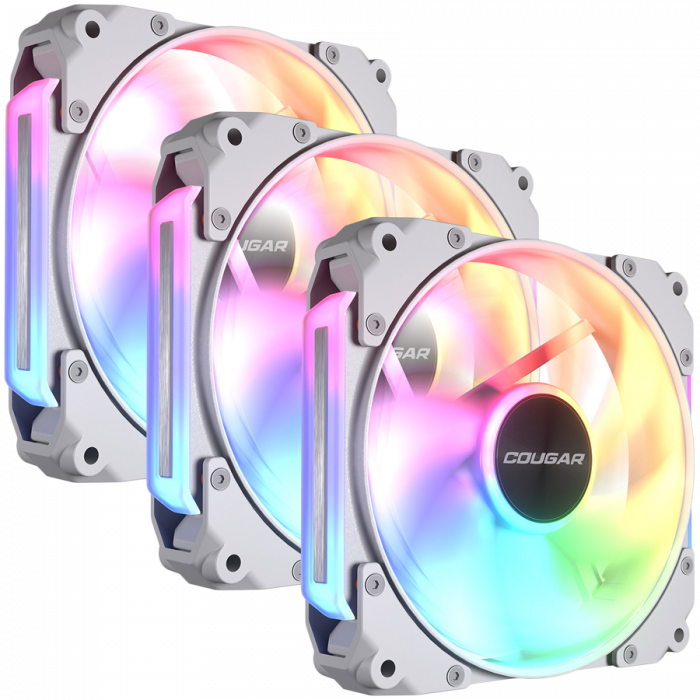 COUGAR Apolar 120 ARGB (3 pcs pack) / Elite Universal Modular Fan (3pcs pack) / White [1]