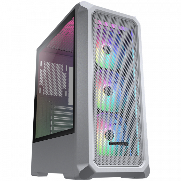 COUGAR | Archon 2 Mesh RGB (White) | PC Case | Mid Tower / Mesh Front Panel / 3 x ARGB Fans / 3mm TG Left Panel [1]