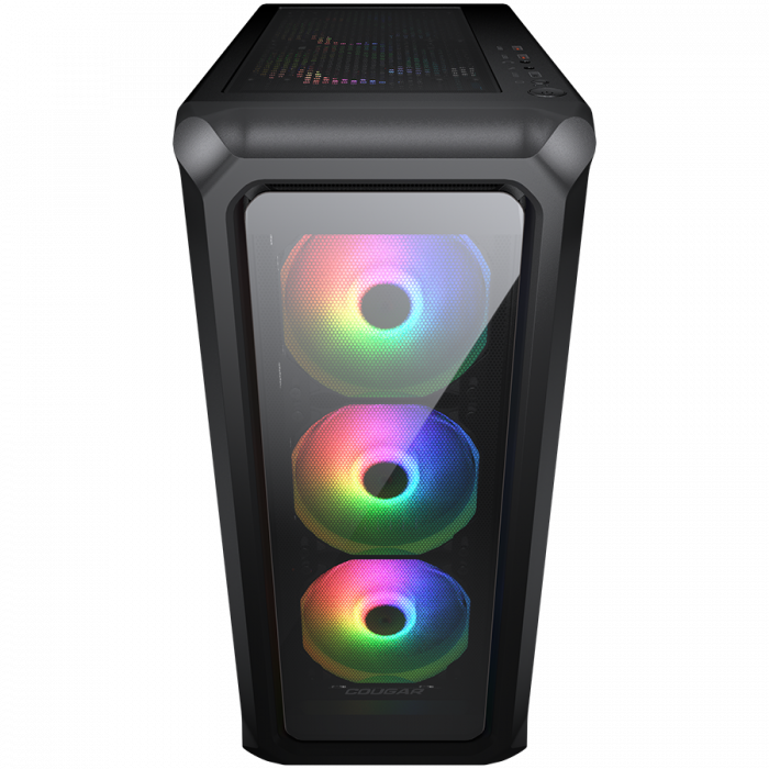 COUGAR | Archon 2 RGB (Black) | PC Case | Mid Tower / TG Front Panel / 3 x ARGB Fans / 3mm TG Left Panel [3]