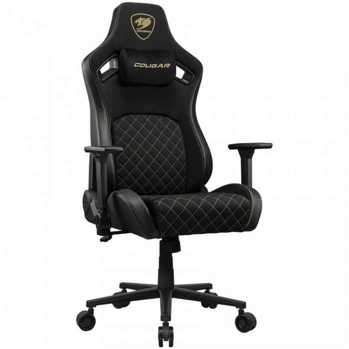 COUGAR DEFENSOR Gold F Gaming chair, Black Gold [2]