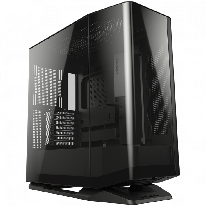 COUGAR | FV270 Black | PC Case | Mid tower / Tempered, Curved Glass Perimeter / Quick Detachable Air Filters / Up to 9 Fans (1x120mm RGB Preinstalled) / Black [2]
