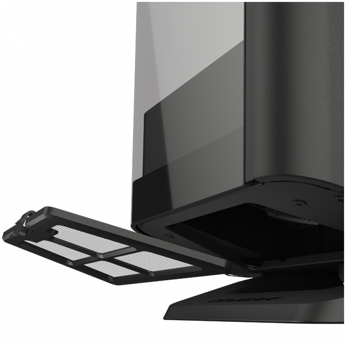 COUGAR | FV270 Black | PC Case | Mid tower / Tempered, Curved Glass Perimeter / Quick Detachable Air Filters / Up to 9 Fans (1x120mm RGB Preinstalled) / Black [18]