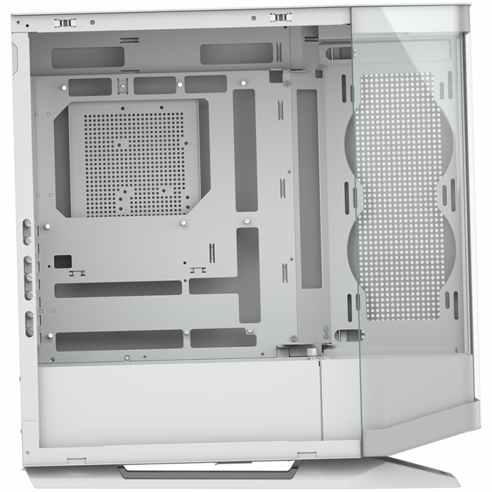 COUGAR | FV270 White | PC Case | Mid tower / Tempered, Curved Glass Perimeter / Quick Detachable Air Filters / Up to 9 Fans (1x120mm RGB Preinstalled) / White [5]