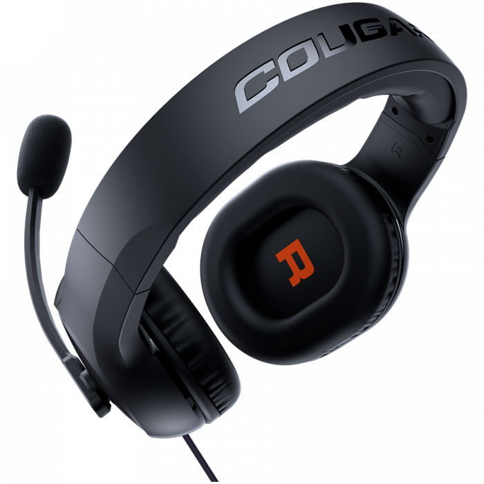 Cougar | HX330 Orange | Headset | Stereo 3.5mm 4-pole and 3-pole PC adapter/ Driver 50mm / 9.7mm noise cancelling Mic [3]