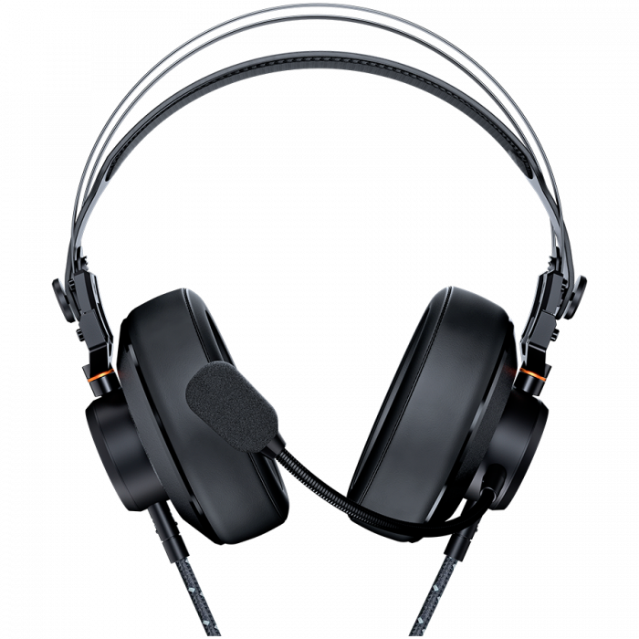 Cougar I VM410 I 3H550P53B.0002 I Headset I 53mm Driver / 9.7mm noise cancelling Mic. / Stereo 3.5mm 4-pole and 3-pole PC adapter / Suspended Headband / Black [2]