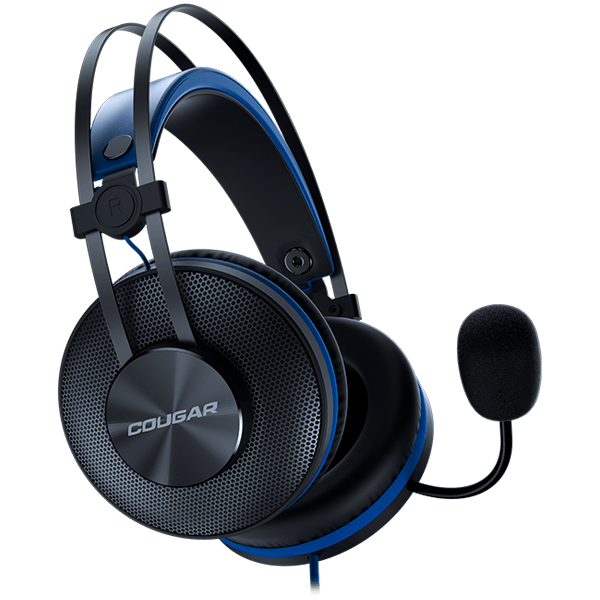 Cougar | Immersa Essential Blue | Headset | Driver 40mm /9.7mm noise cancelling Mic./Stereo 3.5mm 4-pole and 3-pole PC adapter / Blue [3]