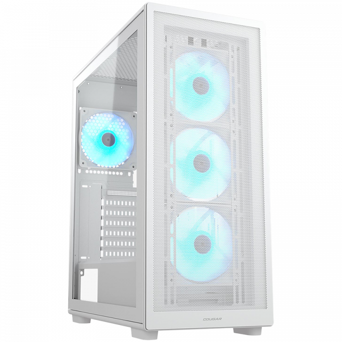 COUGAR MX220 RGB PC Case, Mid Tower, White [1]