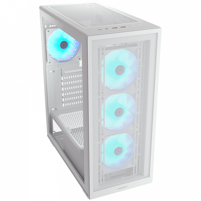 COUGAR MX220 RGB PC Case, Mid Tower, White [2]