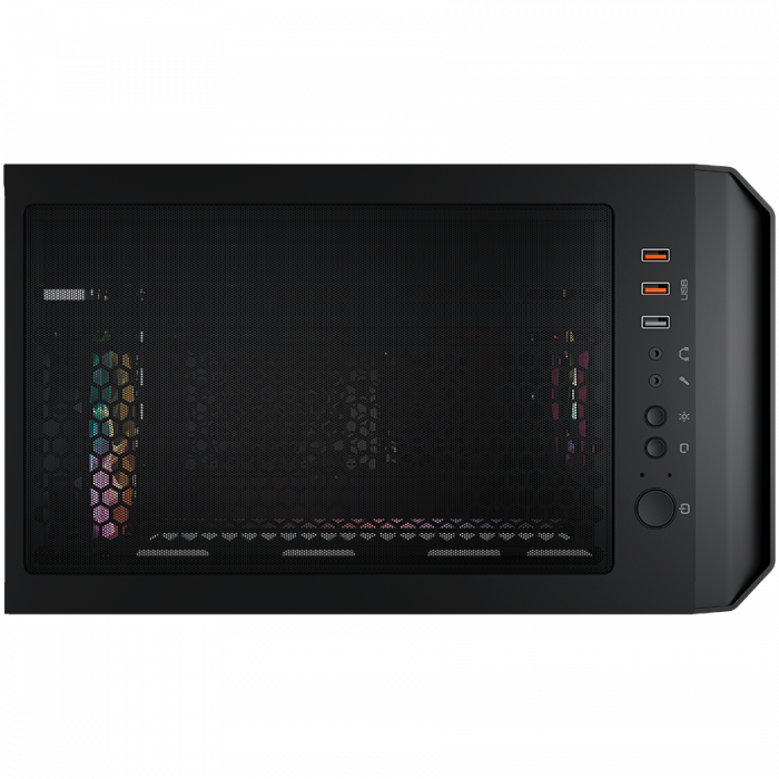 COUGAR | MX430 Air RGB Black | PC Case | Mid Tower / Air Vents Front Panel with ARGB strips / 3 x ARGB Fans / 4mm TG Left Panel [4]