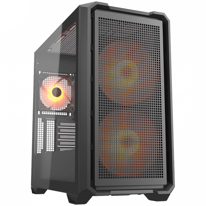 COUGAR MX600 Mini RGB PC Case, Mini Tower, Black [1]