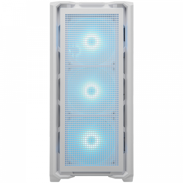 COUGAR | MX600 White | PC Case | Mid Tower / Mesh Front Panel / 3 x 140mm + 1 x 120mm Fans / Transparent Left Panel [7]