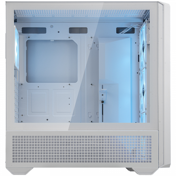 COUGAR | MX600 White | PC Case | Mid Tower / Mesh Front Panel / 3 x 140mm + 1 x 120mm Fans / Transparent Left Panel [5]