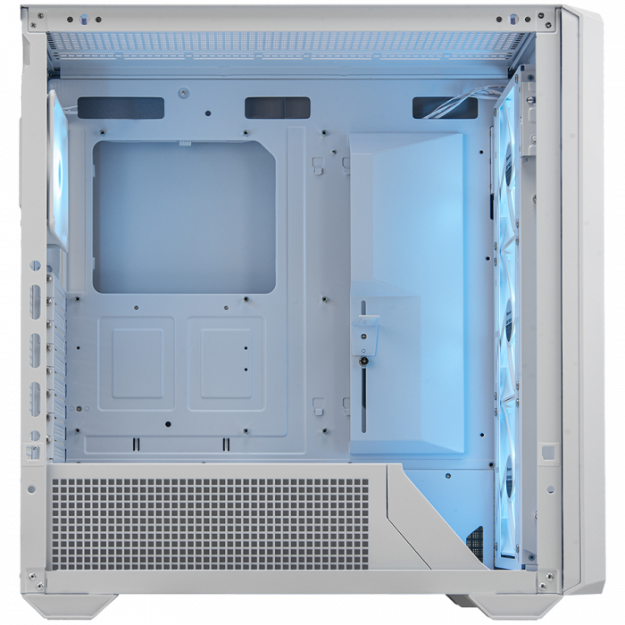 COUGAR | MX600 White | PC Case | Mid Tower / Mesh Front Panel / 3 x 140mm + 1 x 120mm Fans / Transparent Left Panel [6]