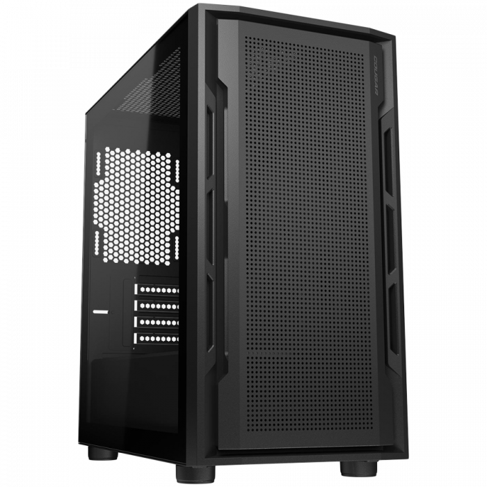 COUGAR | Uniface Mini Black| PC Case | Mini Tower / Mesh Front Panel / 1 x 120mm Fan / TG Left Panel [1]