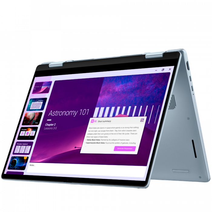 Dell 14 Plus 2in1,14.0" 16:10FHD+(1920x1200)Touch 300nits,Intel Core Ultra 9 288V(8cores/5.1GHz),32GB(onboard)8533MT/s,1TB TLC SSD,Intel Arc Graphics,BE201 Wi-Fi 7(2x2)+BT,Backlit Kb,FGP,4cell 64WHr,W [4]
