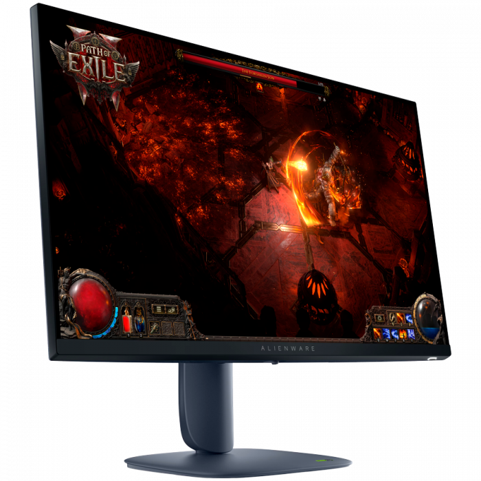 Dell Alienware 27 Gaming Monitor - AW2725DM 27" WQHD 2560x1440 180Hz, 95% DCI-P3 (CIE 1976), 109 PPI, 16:9, 400cd/m2, IPS, 1000:1, 178/178, 1ms/2ms/4ms, DP, HDMI, USB, Height, Swivel, Tilt, Pivot [2]