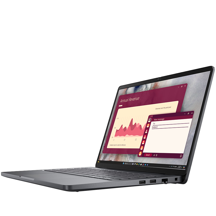 Dell Pro 14,14"FHD+(1920x1200)300nits 45% NTSC,Intel Core Ultra 7 255U(12 TOPS NPU 12cores/5.2GHz),16GB(1x16)5600MT/s,1TB SSD,Integrated Intel Graphics,Wi-Fi 6E AX211(2x2)+BT 5.3,Backlit Kb,FGP,3cell  [3]