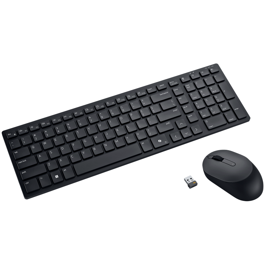 Dell Pro Compact Silent Keyboard and Mouse - KM555 - US International (QWERTY) [3]