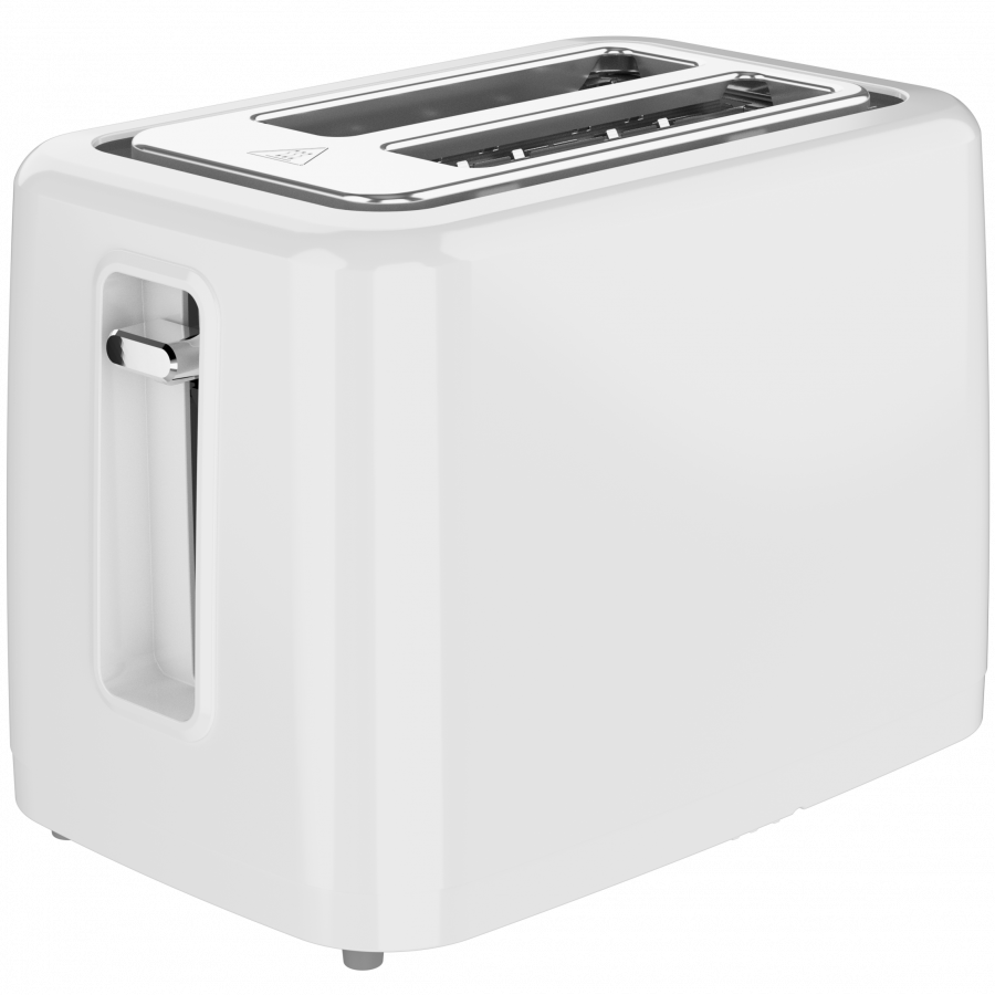 Electric Toaster, White, 220-240V, 50-60Hz, 780-930W, 2 slots, 3 modes, 7 browning levels [5]