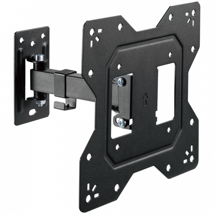 Free-tilt design: simplifies adjustment for better visibility and reduced glareSwivel mechanism provides maximum viewing flexibilityConvenient cable holder. 23-43". Max 30kg. [2]